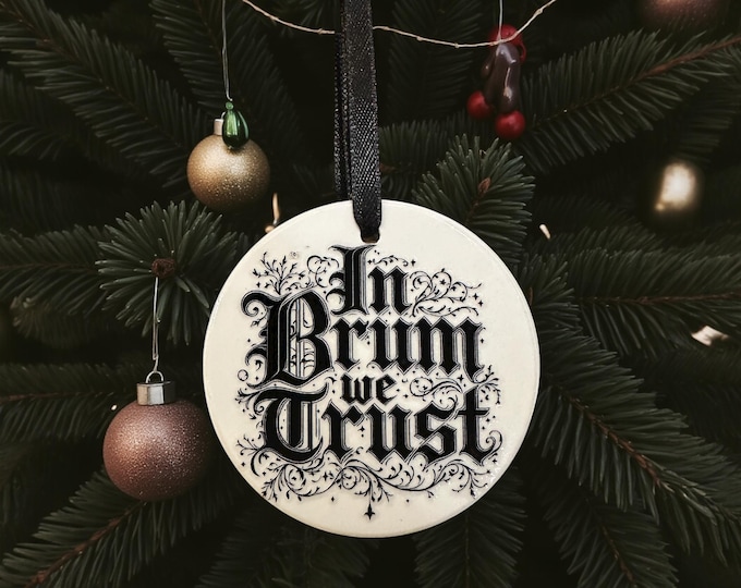 In Brum We Trust Ceramic bauble