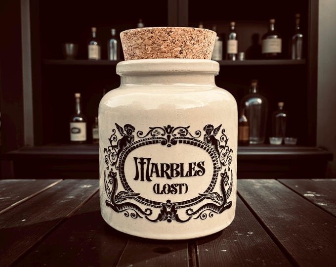 Apothecary Stoneware Jar “Marbles (Lost)”