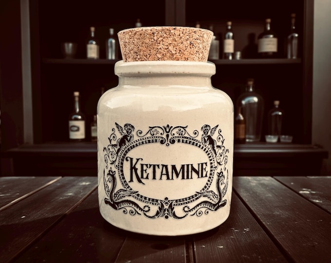 Ketamine apothecary jar