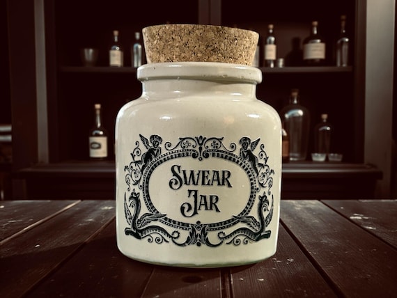 Swear Jar apothecary jar
