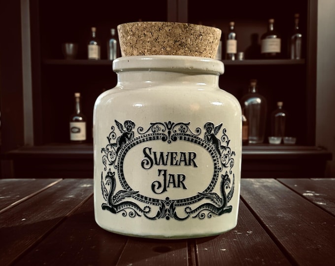 Swear Jar apothecary jar