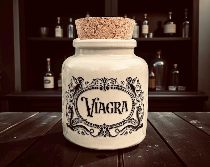 Viagra apothecary jar