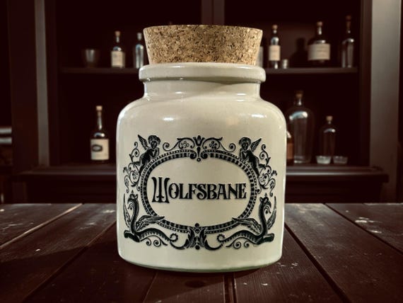 Wolfsbane apothecary jar