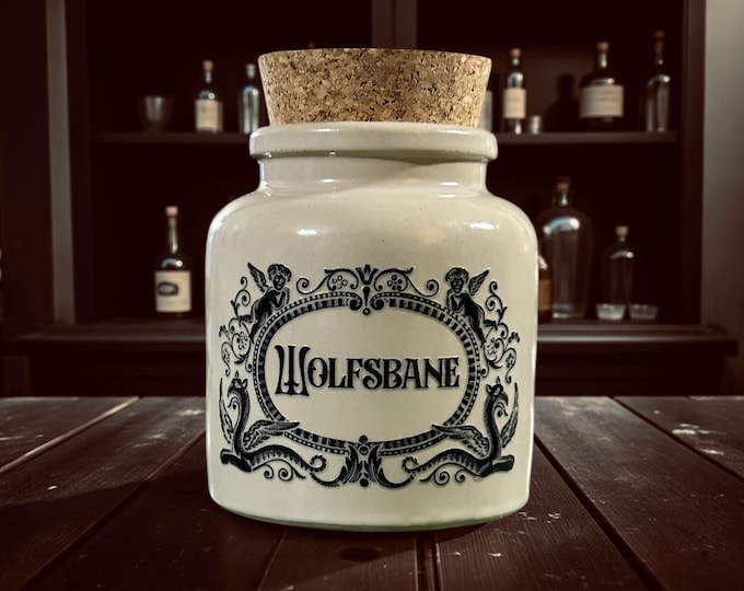 Wolfsbane apothecary jar