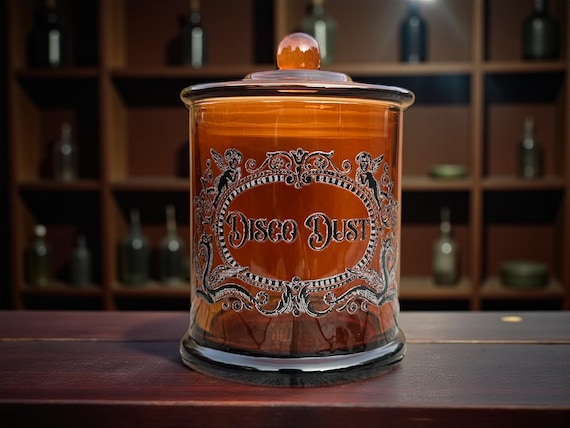 Disco Dust Large Glass apothecary jar