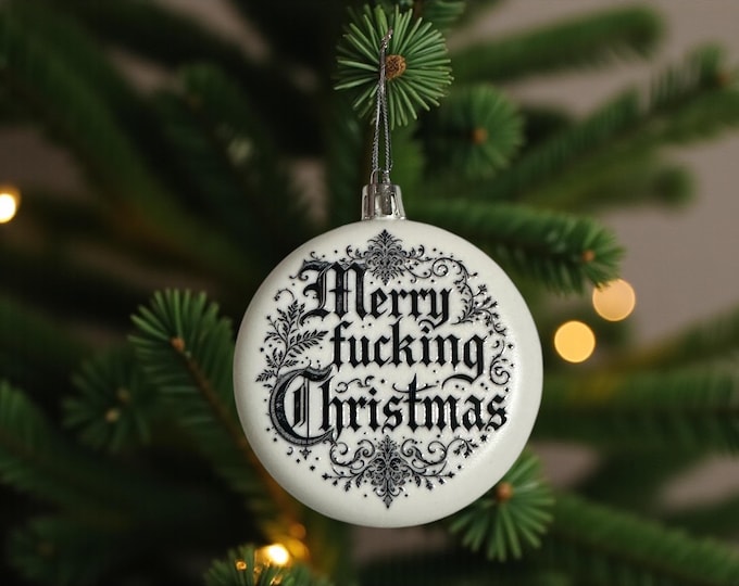 Merry Fucking Christmas Bauble