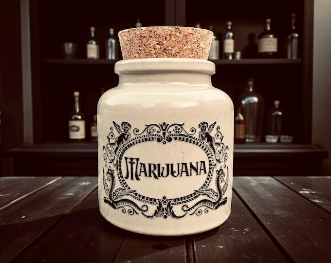 Marijuana apothecary jar