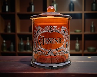 Arsenic Large Glass apothecary jar