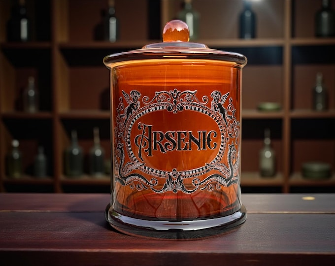 Arsenic Large Glass apothecary jar