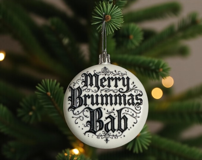 Merry Brummas Bab Bauble