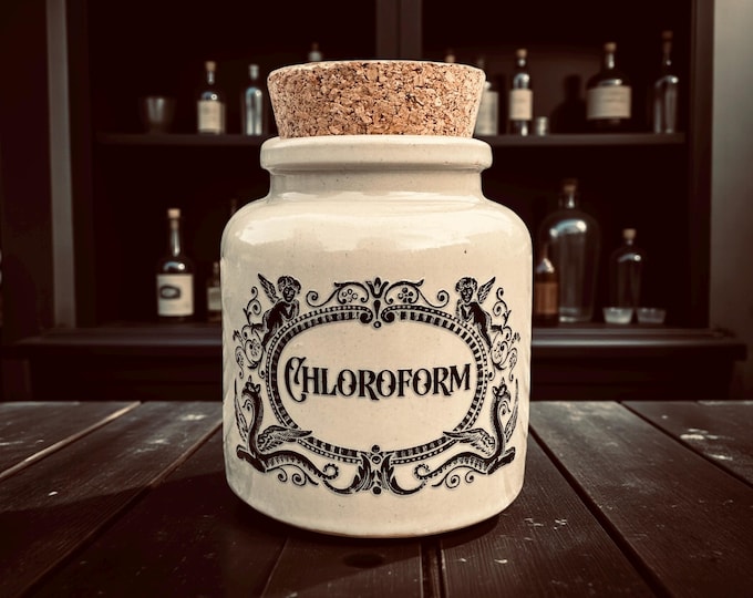 Chloroform apothecary jar