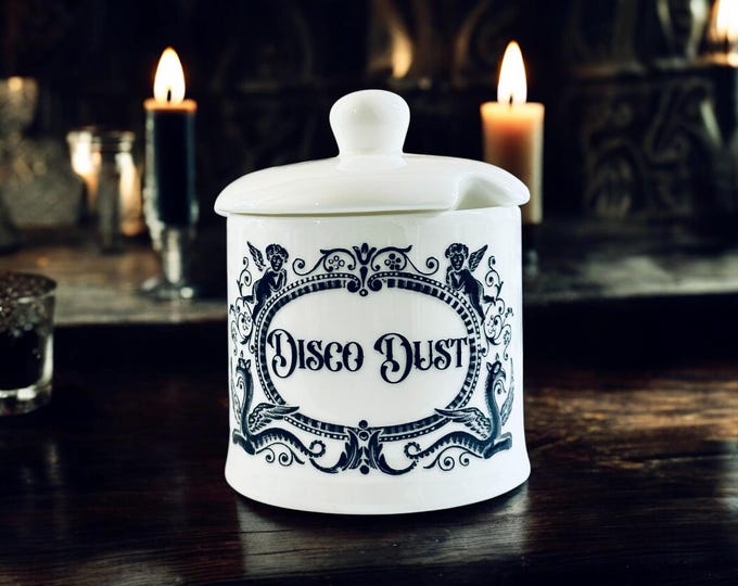 Disco Dust small apothecary jar