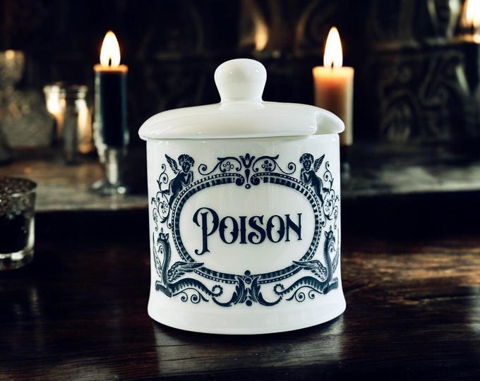 Poison small apothecary jar