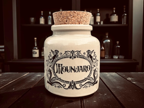 Mounjaro apothecary jar