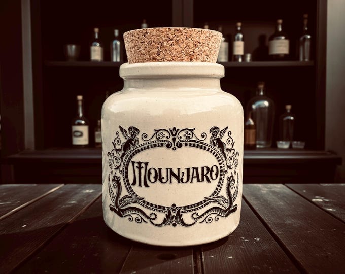 Mounjaro apothecary jar