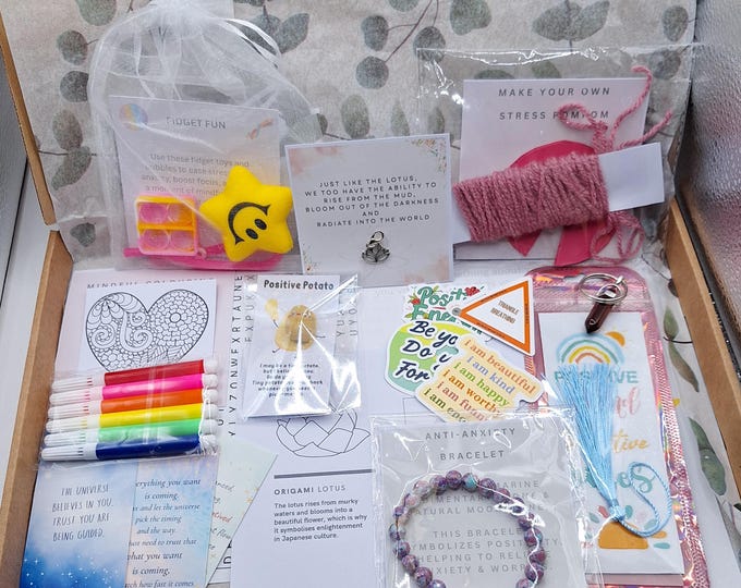 Featured listing image: The Bid Mindful LAB - Mindfulness Letterbox Gift/Self-Care Box for Wellbeing