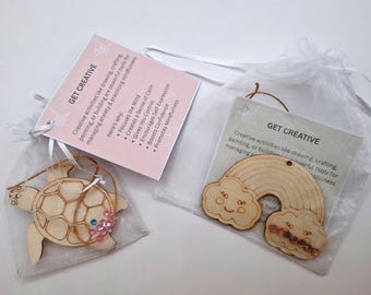 DIY Wooden Hanging Ornament: Calming Craft Activity for Kids