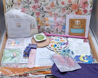 Relax & Unwind Self-Care Pamper Box - Mindfulness Letterbox Gift Set
