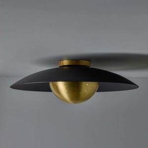 Modern Ceiling Light Mid Century Modern Dome Light Fixture Low Profile Light for Home Decor Lamp for Living Room