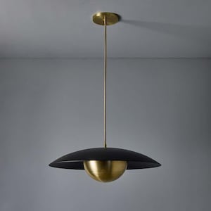 Modern Chandelier Light Brass Mid Century Style Ceiling Light Hanging Lamp for Home Decor Pendant Fixture