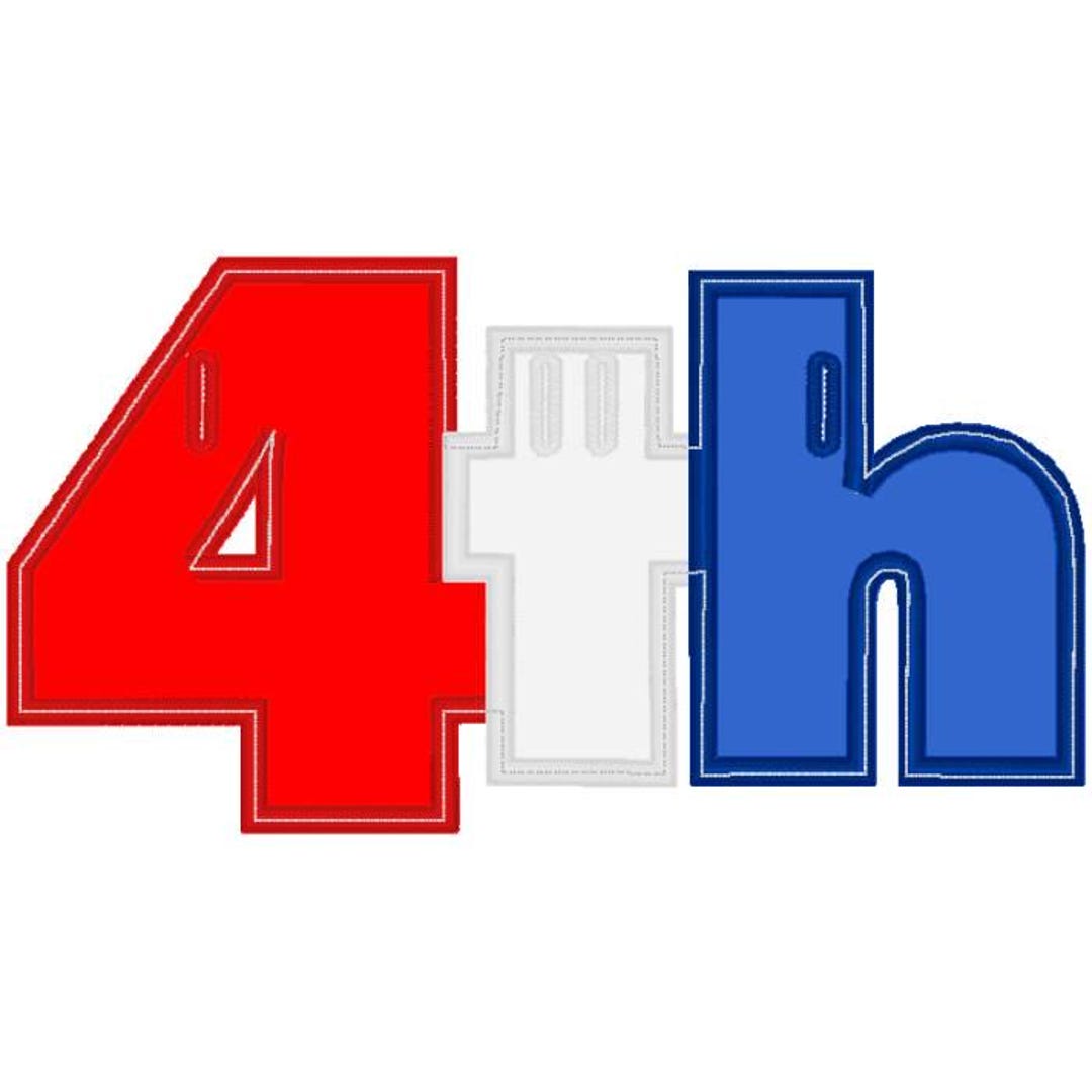 4th Banner Machine Embroidery Design - 3 Sizes - Instant Download - Etsy