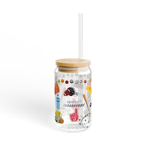 Vaso deportivo con sorbete, 16 oz