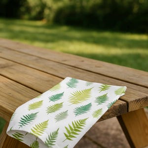 Handdoek varen: tropisch keukendecor, cadeau plantenliefhebber