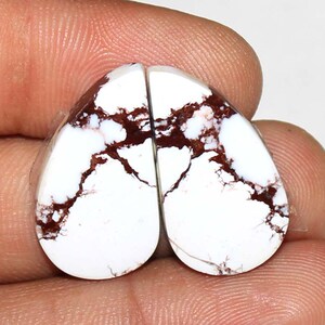 Wild Horse pair A one Quality 100% Natural Wild Horse pair Loose Gemstones for Making Jewelry 24x13x4 MM Weight 24.40 code M-262