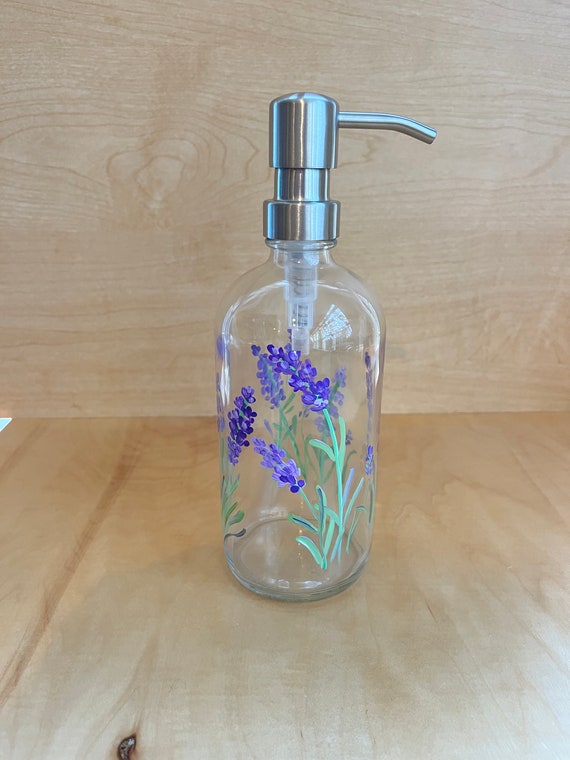 Decorative kitchen soap dispenser bottle discount
