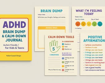 Kit de démarrage pour l'année scolaire TDAH – Lot imprimable pour la rentrée des classes | Adapté aux personnes autistes
