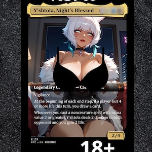 Y'shtola, Bendita por la Noche - Waifu Proxy Foil