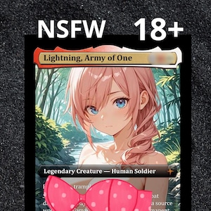 Relámpago, Ejército de Uno - Waifu Proxy Foil