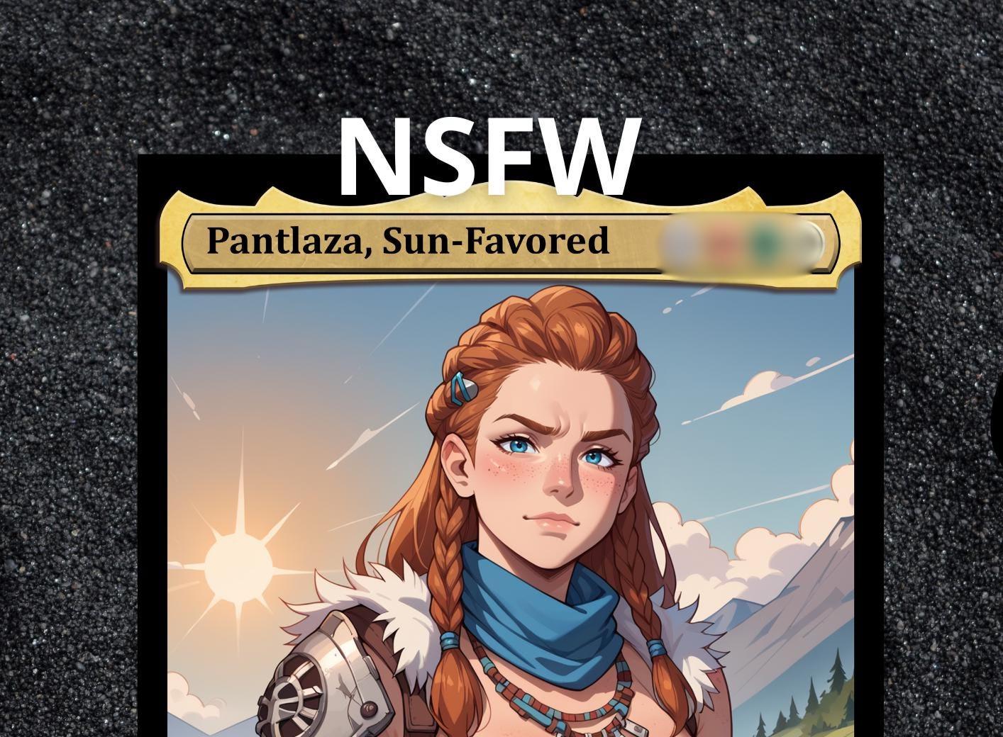 Pantlaza, Sun Favorite - Aloy Waifu Proxy Foil