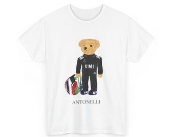 Bearnelli T-Shirt, Mercedes AMG F1, Formula 1 Tee, Cotton 100%, Unisex Shirt, Racing Fan Gift, Motorsport Apparel