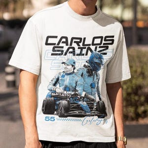 Carlos Sainz Williams F1 T-Shirt, Sainz 55 Racing Tee, Vintage Formula One Shirt, Gift for Carlos Sainz Fan
