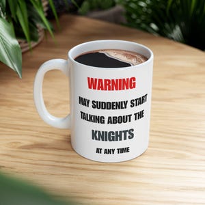 Vegas Golden Knights Ceramic Mug: Hockey Fan Gift