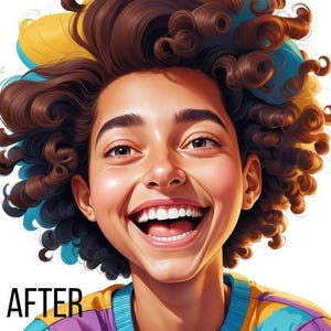 Benutzerdefinierte Cartoon Portrait vom Foto | Digitales Geschenk im Pixar-Stil