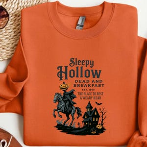 Sleepy Hollow Sweatshirt: Headless Horseman Halloween Pullover