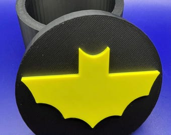 3D Printed Bat Storage Box-Dice Box, Jewelry Holder, Gamer Gift, Desk organizer