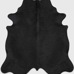 solid black area rug