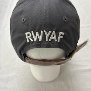 RWYAF™ Leather Strap Dad Cap | Classic Adjustable Hat | Clean Everyday Cap | Rep Where You Are From | Unisex image 14