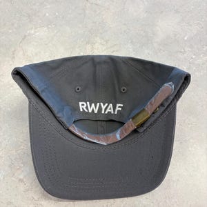 RWYAF™ Leather Strap Dad Cap | Classic Adjustable Hat | Clean Everyday Cap | Rep Where You Are From | Unisex image 8