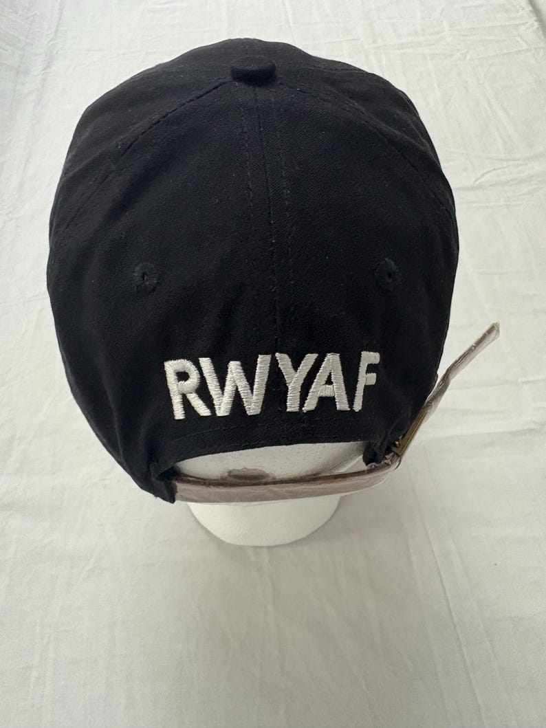 RWYAF™ Leather Strap Dad Cap | Classic Adjustable Hat | Clean Everyday Cap | Rep Where You Are From | Unisex image 13