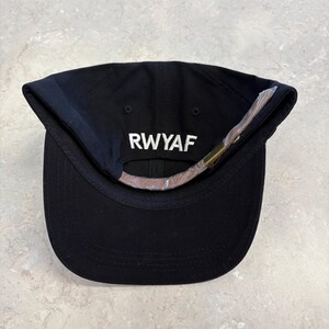 RWYAF™ Leather Strap Dad Cap | Classic Adjustable Hat | Clean Everyday Cap | Rep Where You Are From | Unisex image 4