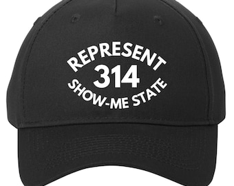 314 St. Louis Dad Hat RWYAF™ | Show-Me State Cap | Missouri Area Code Hat | STL Pride Adjustable Cotton Hat