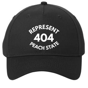 404 Atlanta-pet RWYAF™ | Peach State Dad Hat | Hoed met netnummer van Georgië | Verstelbare katoenen pet | Atlanta Pride-cadeau