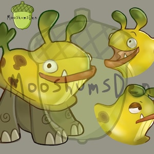 Banana Slug Elephant Creature Adoptable Design Adopt - DIGITAL ART