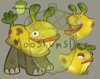 Banana Slug Elephant Creature Adoptable