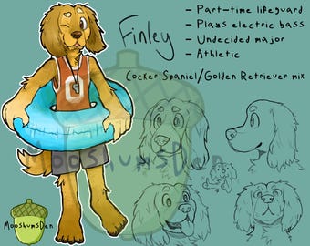 Finley - Cocker Spaniel/Golden Retriever Furry/Fursona Adoptable