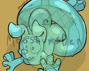 Canine Furry/Fursona Swimming Tube Base